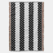 Einfarbige Tupfen-Wurfs-Decke Decke (Vorderseite Vertikal)