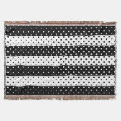 Einfarbige Tupfen-Wurfs-Decke Decke (Vorderseite)