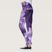 Einfarbige Veilchen Leggings (Links)