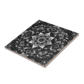 Einfarbige, Verzierte, florale Tile Fliese (Seite)