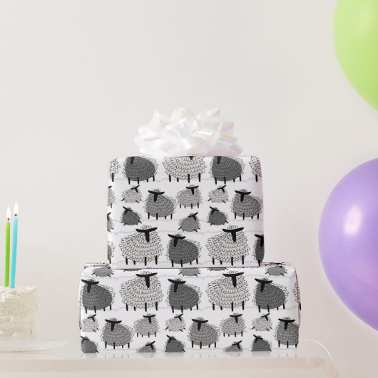 Einfarbige wollige Schaf-Verpackungspapier Geschenkpapier (Partygeschenke)