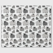Einfarbige wollige Schaf-Verpackungspapier Geschenkpapier (Flach)
