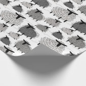 Einfarbige wollige Schaf-Verpackungspapier Geschenkpapier (Ecke)