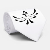 Einfarbiger exotischer Vogel Krawatte (Gerollt)