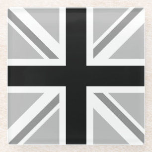 Einfarbiger Gewerkschafts-Flaggen-/Jack-Entwurf Glasuntersetzer