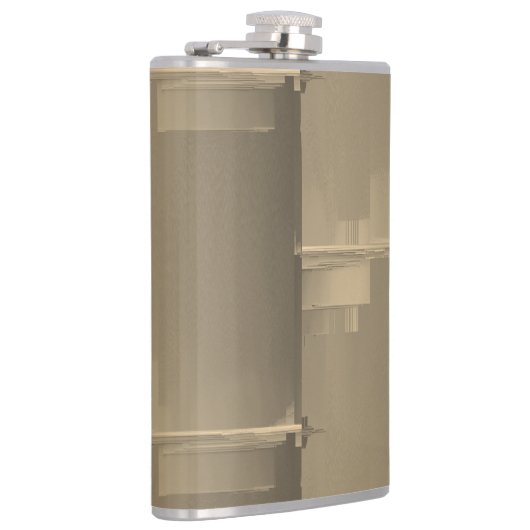 einfarbiger Glitter Flachmann (Rechts)