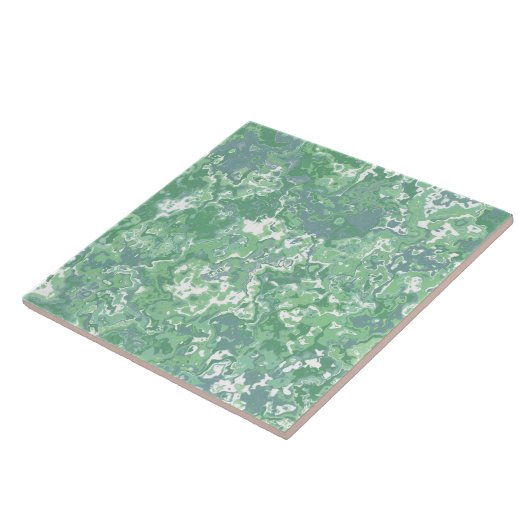 einfarbiger grüner Marmor Fliese (Seite)