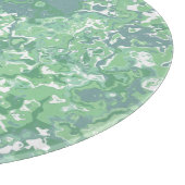 einfarbiger grüner Marmor Schneidebrett (Ecke)