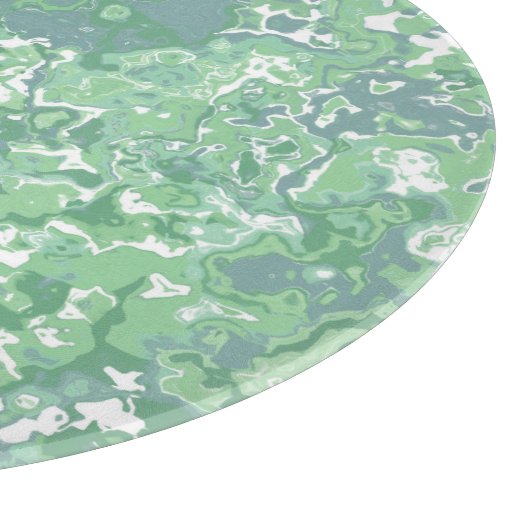 einfarbiger grüner Marmor Schneidebrett (Ecke)