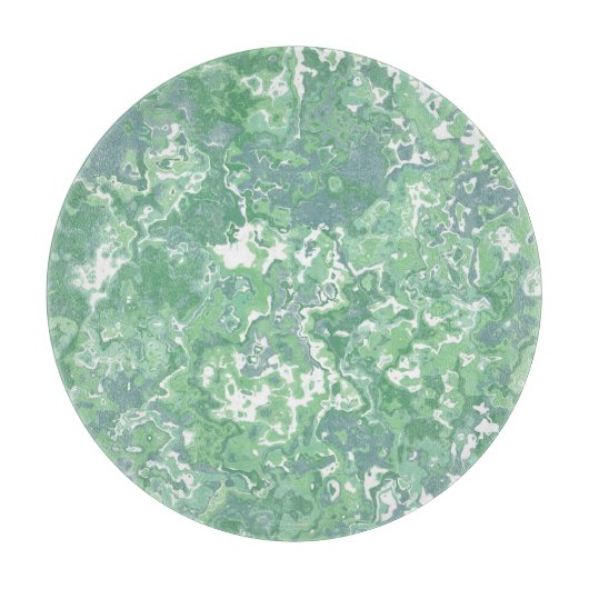 einfarbiger grüner Marmor Schneidebrett (Vorderseite)