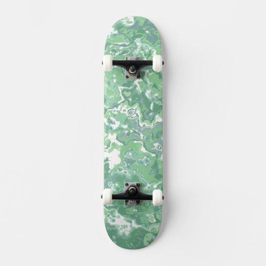 einfarbiger grüner Marmor Skateboard (Vorderseite)