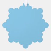 Einfarbiger hellblauer Hintergrund, gleichmäßig ge Ornament Karte (Rückseite)