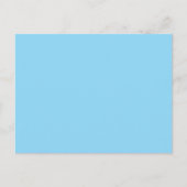 Einfarbiger hellblauer Hintergrund, gleichmäßig ge Postkarte (Vorderseite)