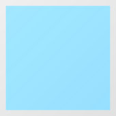 Einfarbiger hellblauer Hintergrund gleichmäßig gef Fensteraufkleber (Blatt)