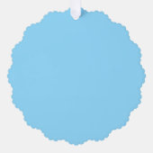 Einfarbiger hellblauer Hintergrund gleichmäßig gef Ornament Karte (Vorderseite)