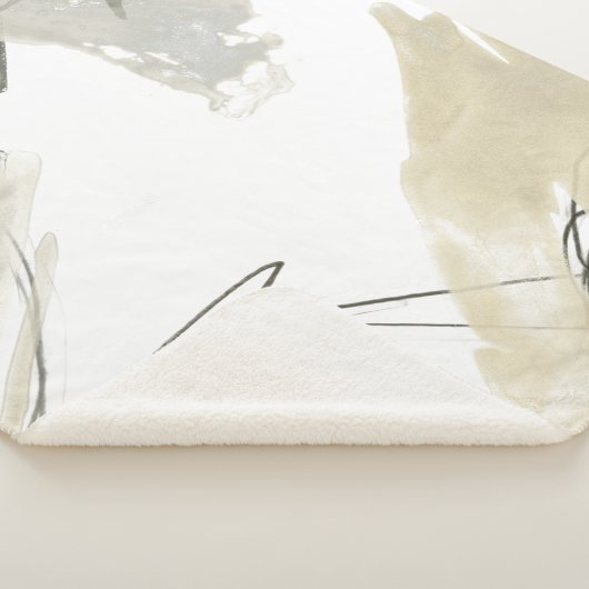 Einfarbiger Impuls Sherpadecke (3/4)