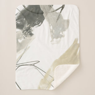 Einfarbiger Impuls Sherpadecke