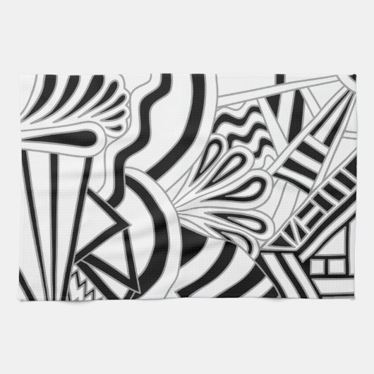 Einfarbiger Kunst-Deko-Entwurf Handtuch (Horizontal)