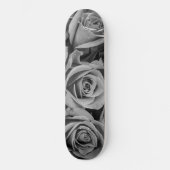 Einfarbiger RosenSkateboard Skateboard (Vorderseite)