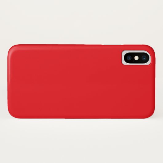 Einfarbiger roter Hintergrund Case-Mate iPhone Hülle (Rückseite (Horizontal))
