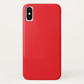 Einfarbiger roter Hintergrund Case-Mate iPhone Hülle (Rückseite)