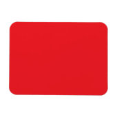 Einfarbiger roter Hintergrund Magnet (Horizontal)