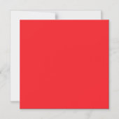 Einfarbiger roter Hintergrund  Magneteinladung (Vorderseite)