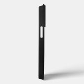 einfarbiger schwarzer Hintergrund Case-Mate iPhone Hülle (Rückseite / Rechts)