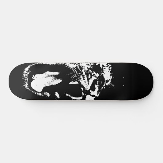 Einfarbiger Tiger Skateboard (Horizontal)