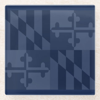 Einfarbiger Untersetzer Maryland-Flagge -