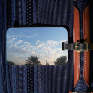 Einfarbiges amerikanisches Reisegepäck-Etikett Gepäckanhänger