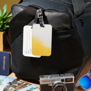 Einfarbiges amerikanisches Reisegepäck-Etikett Gepäckanhänger