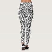 einfarbiges Design Leggings (Rückseite)