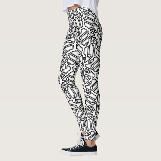 einfarbiges Design Leggings (Links)