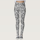 einfarbiges Design Leggings (Vorderseite)