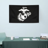 Einfarbiges EGA - weiß Banner (Messeveranstaltung)