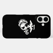 Einfarbiges EGA - weiß Case-Mate iPhone Hülle (Rückseite (Horizontal))