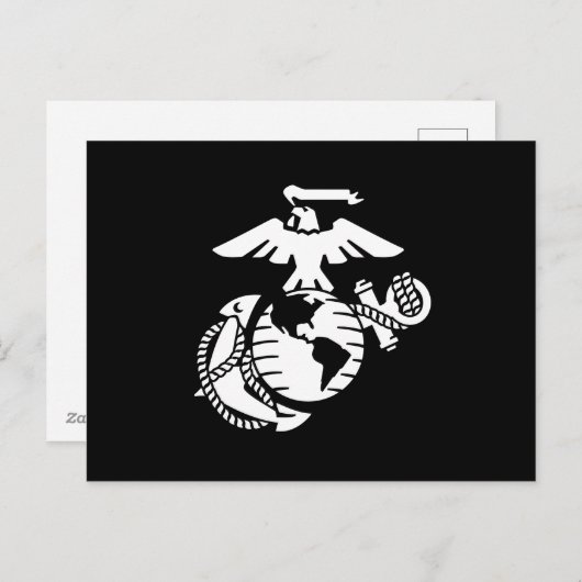 Einfarbiges EGA - weiß Feiertagspostkarte (Vorne/Hinten)