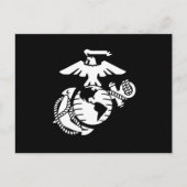 Einfarbiges EGA - weiß Feiertagspostkarte (Vorderseite)