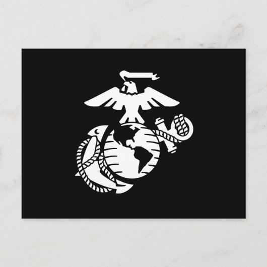 Einfarbiges EGA - weiß Feiertagspostkarte (Vorderseite)