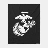 Einfarbiges EGA - weiß Fleecedecke (Vorderseite)