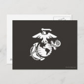 Einfarbiges EGA - weiß Postkarte (Vorne/Hinten)