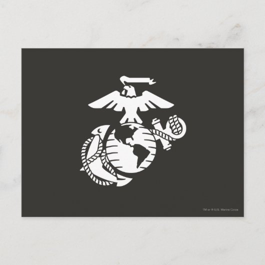 Einfarbiges EGA - weiß Postkarte (Vorderseite)