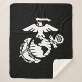 Einfarbiges EGA - weiß Sherpadecke (Vorderseite)