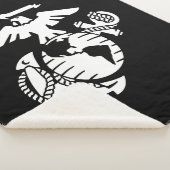 Einfarbiges EGA - weiß Sherpadecke (3/4)