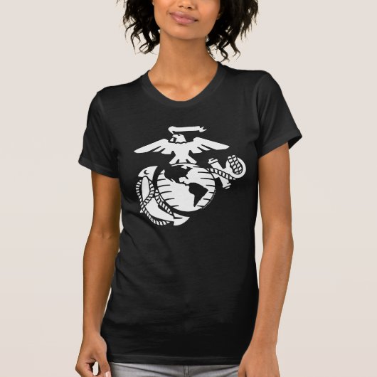 Einfarbiges EGA - weiß T-Shirt (Vorderseite)