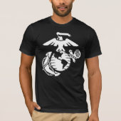 Einfarbiges EGA - weiß T-Shirt (Vorderseite)