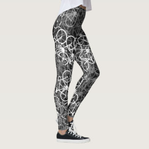 Einfarbiges Fahrrad-Muster - die Leggings des