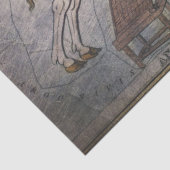 Einfarbiges Gewebe oder Dekoupage-Papier Seidenpapier (Detail)