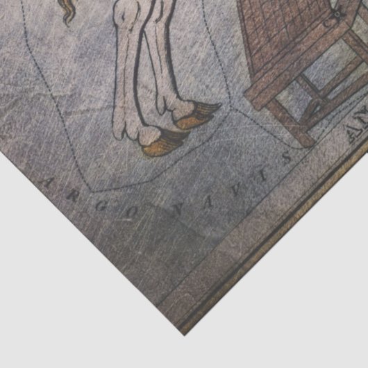 Einfarbiges Gewebe oder Dekoupage-Papier Seidenpapier (Detail)